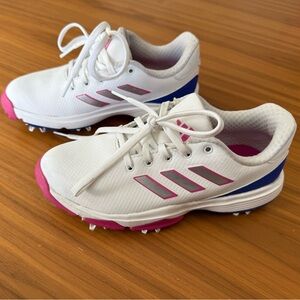 Kids Adidas unisex golf shoes